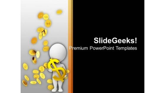 3d Man With Dollar Symbol Business PowerPoint Templates Ppt Backgrounds For Slides 0313 3d Man With Dollar Symbol Business PowerPoint Templates Ppt Backgrounds For Slides 0313