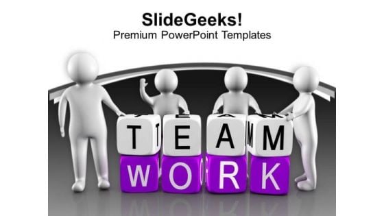 3d Men Forming Teamwork Concept Business PowerPoint Templates Ppt Backgrounds For Slides 0213