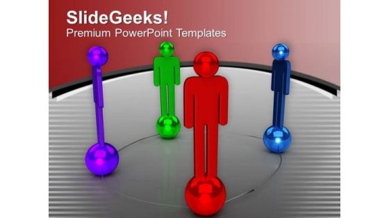 3d Men Forms Social Network Business PowerPoint Templates Ppt Backgrounds For Slides 0213