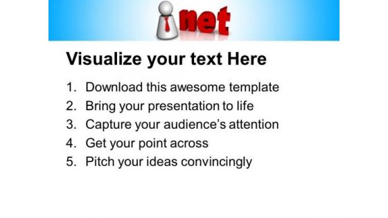 3d Net Internet PowerPoint Templates And PowerPoint Themes 0812