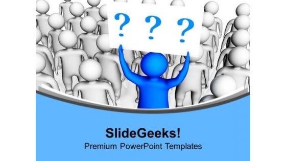 3d People With One Man Lifting Question Mark PowerPoint Templates Ppt Backgrounds For Slides 0713 3d People With One Man Lifting Question Mark PowerPoint Templates Ppt Backgrounds For Slides 0713