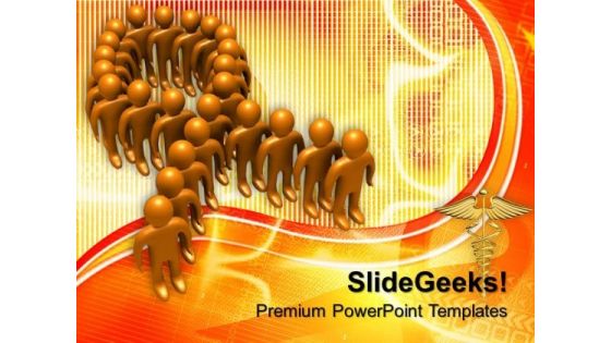 3d Persons Against Aids Medical PowerPoint Templates And PowerPoint Themes 0712