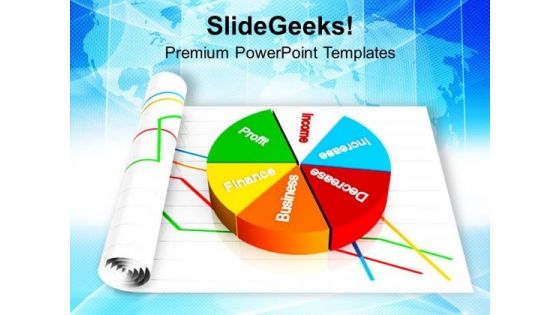 3d Pie Chart With Business Concepts PowerPoint Templates Ppt Backgrounds For Slides 0713