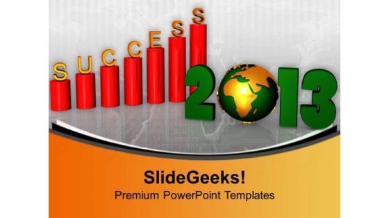 3d Planning Success In 2013 PowerPoint Templates Ppt Backgrounds For Slides 0113