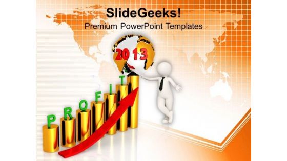 3d Profit Year Business Success PowerPoint Templates Ppt Backgrounds For Slides 1212