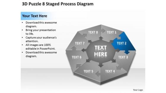 3d Puzzle 8 Staged Process Diagram Ppt How Make Business Plan PowerPoint Templates 3d Puzzle 8 Staged Process Diagram Ppt How Make Business Plan PowerPoint Templates