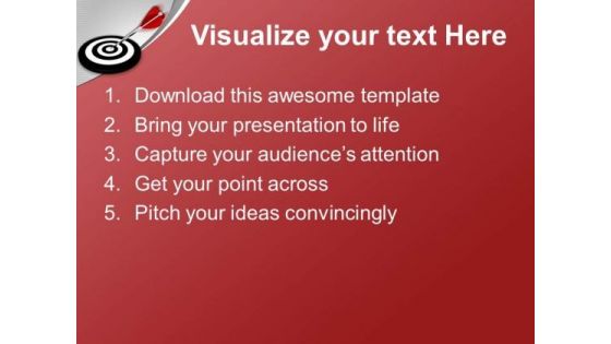 3d Red Arrow Business Theme PowerPoint Templates Ppt Backgrounds For Slides 0413