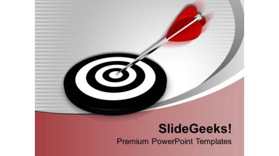 3d Red Arrow Business Theme PowerPoint Templates Ppt Backgrounds For Slides 0413