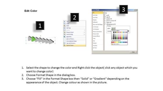 3d Regular Implementation 7 Steps Ppt Free Flowchart PowerPoint Slides Slide03