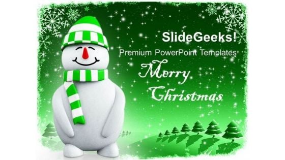 3d Smiling Snowman Holidays PowerPoint Templates Ppt Backgrounds For Slides 1112 3d Smiling Snowman Holidays PowerPoint Templates Ppt Backgrounds For Slides 1112