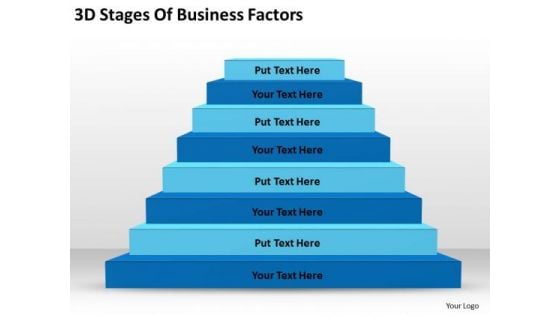 3d Stages Of Business Factors Ppt Plan Template PowerPoint Templates