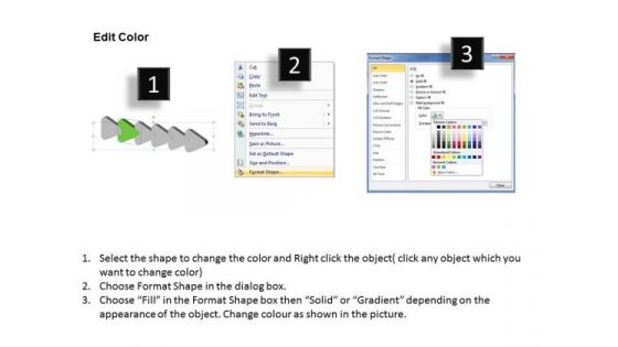 3d Successive Arrows 6 Stages Ppt Schematic Drawing Program PowerPoint Slides