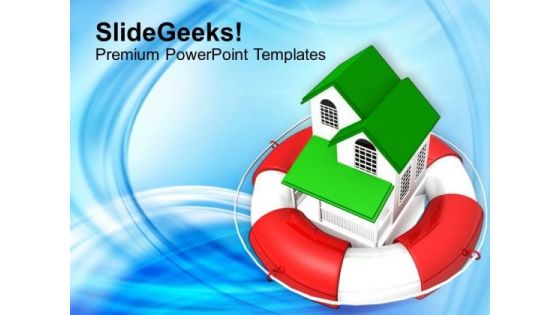 3d Sweet House In Lifeguard Real Estate Rescue PowerPoint Templates Ppt Backgrounds For Slides 0113 3d Sweet House In Lifeguard Real Estate Rescue PowerPoint Templates Ppt Backgrounds For Slides 0113