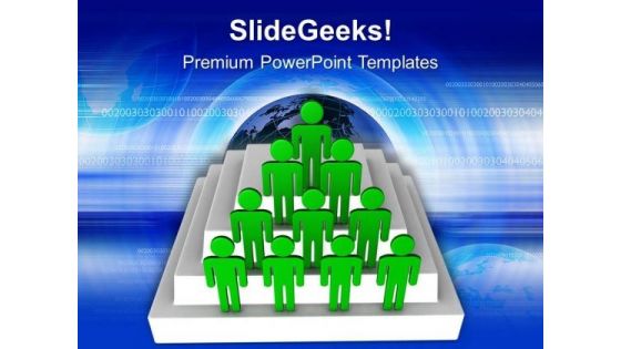 3d Team And Leadership Concept PowerPoint Templates Ppt Backgrounds For Slides 0413