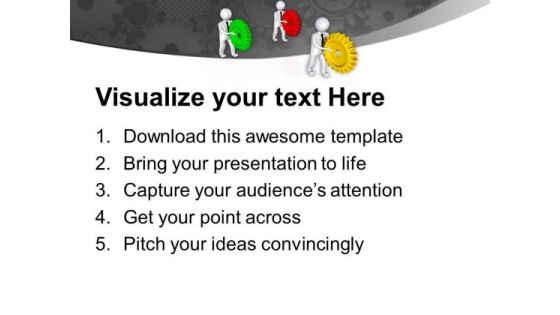 3d Team In Action PowerPoint Templates Ppt Backgrounds For Slides 0713 Slide03