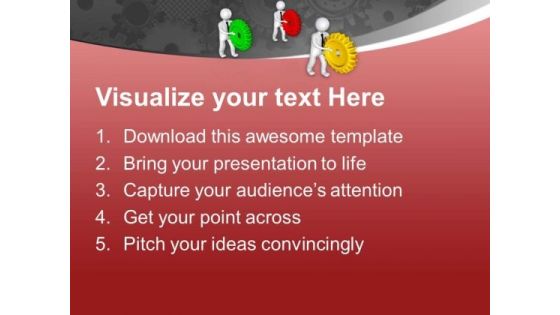 3d Team In Action PowerPoint Templates Ppt Backgrounds For Slides 0713 Slide02