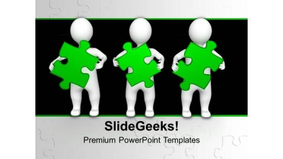 3d Team With Jigsaw Puzzles Solution PowerPoint Templates Ppt Backgrounds For Slides 0213 3d Team With Jigsaw Puzzles Solution PowerPoint Templates Ppt Backgrounds For Slides 0213