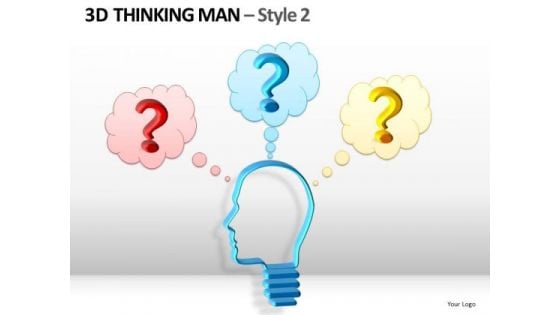 3d Thinking Man Style 2 Ppt 4