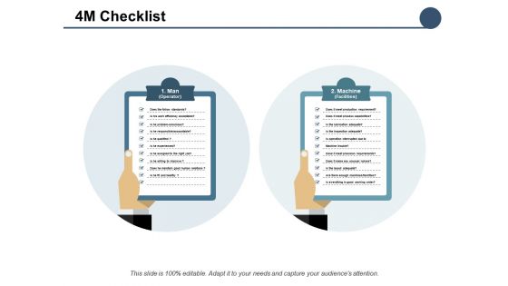 4M Checklist Marketing Ppt PowerPoint Presentation Pictures Inspiration 4M Checklist Marketing Ppt PowerPoint Presentation Pictures Inspiration