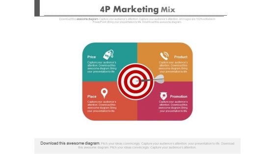 4P Marketing Mix Ppt Slides