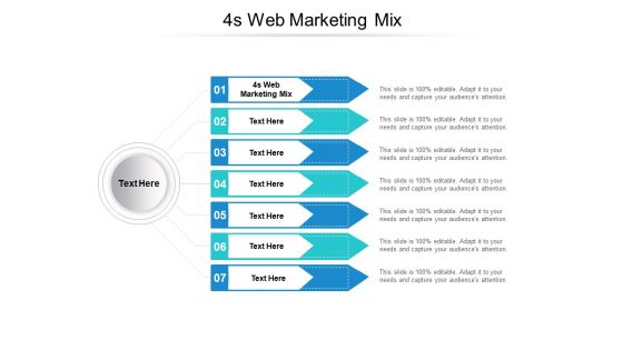 4S Web Marketing Mix Ppt PowerPoint Presentation Portfolio Gridlines Cpb