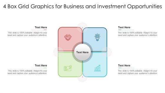 4 Box Grid Graphics For Business And Investment Opportunities Ppt Infographic Template Slides PDF