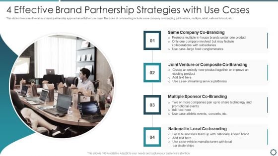 4 Effective Brand Partnership Strategies With Use Cases Summary PDF 4 Effective Brand Partnership Strategies With Use Cases Summary PDF