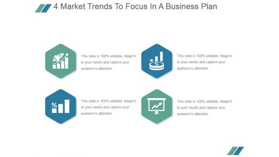 4 Market Trends To Focus In A Business Plan Ppt PowerPoint Presentation Show