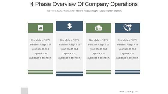 4 Phase Overview Of Company Operations Ppt PowerPoint Presentation Template