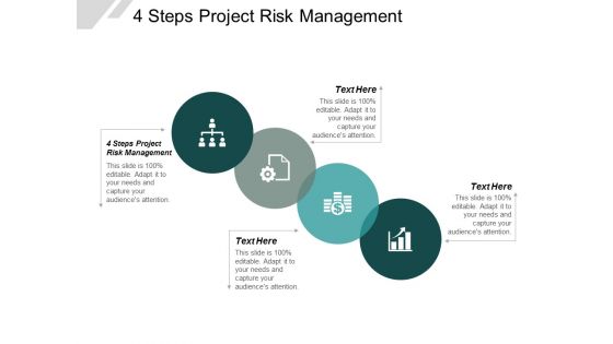 4 Steps Project Risk Management Ppt PowerPoint Presentation Summary Ideas Cpb