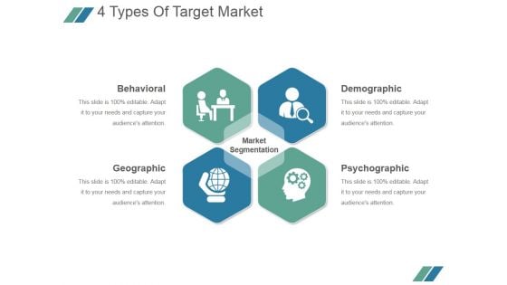4 Types Of Target Market Ppt PowerPoint Presentation Styles