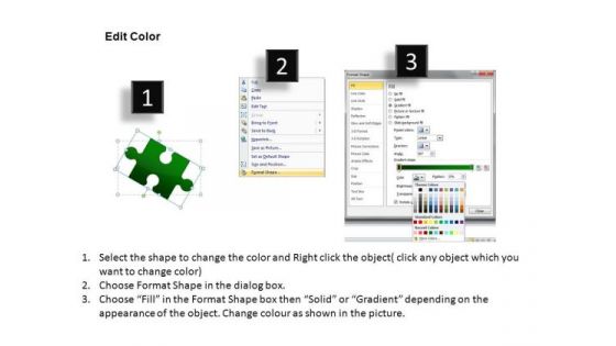 4 Factors Puzzle Pieces PowerPoint Slides Ppt Graphics
