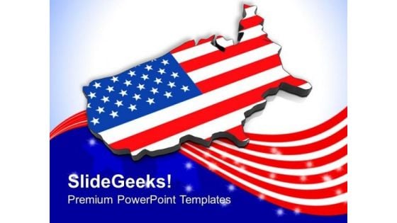 4 July Is A Great Day For American PowerPoint Templates Ppt Backgrounds For Slides 0713