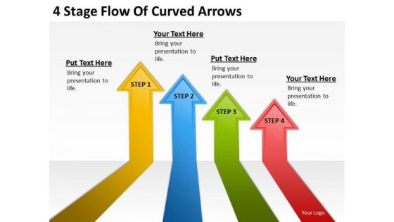 4 Stage Flow Of Curved Arrows Internet Business Plan PowerPoint Templates 4 Stage Flow Of Curved Arrows Internet Business Plan PowerPoint Templates