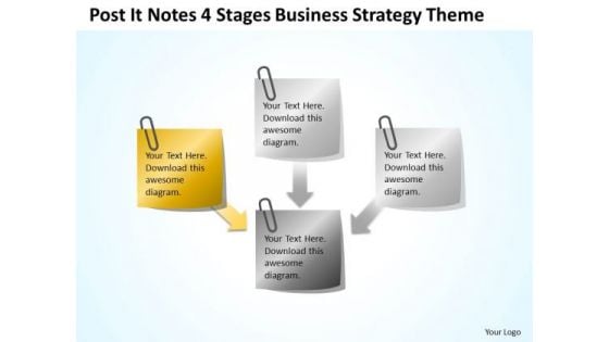 4 Stages Business Strategy Plan Template Theme Ppt Financial PowerPoint Templates