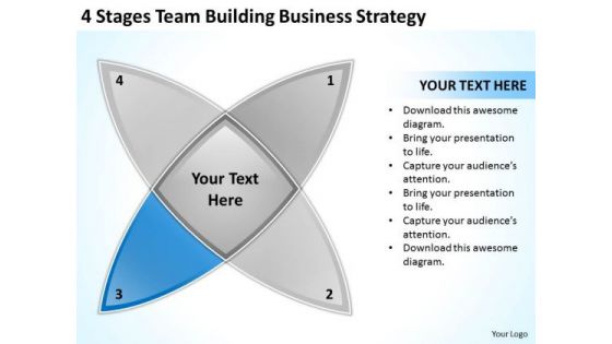 4 Stages Team Building Business Planning Strategy Ppt PowerPoint Templates