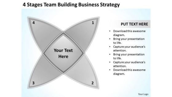 4 Stages Team Building Marketing Concepts Ppt Actual Business Plan Examples PowerPoint Templates