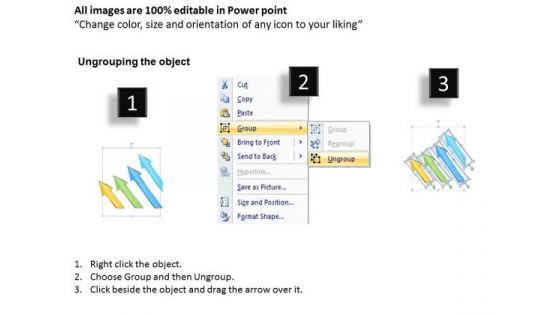 4 Steps Parallel Flow Diagram How Do Write Business Plan Free PowerPoint Templates