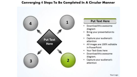 4 Steps To Be Completed In A Circular Manner Flow Diagram PowerPoint Slides 4 Steps To Be Completed In A Circular Manner Flow Diagram PowerPoint Slides