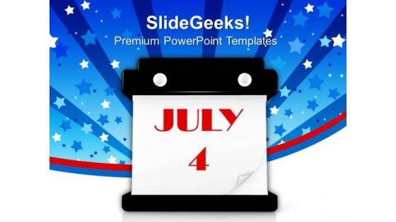 4th Of July Americana PowerPoint Templates And PowerPoint Themes 0912