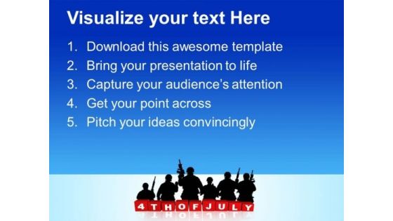 4th Of July Americana PowerPoint Templates And PowerPoint Themes 1012