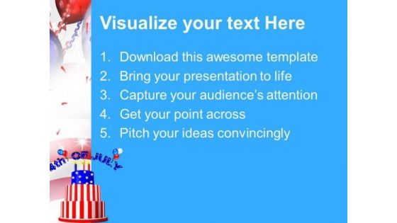 4th Of July Celebrations American PowerPoint Templates And PowerPoint Themes 0612