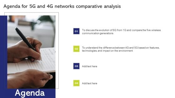 5G And 4G Networks Comparative Analysis Agenda For 5G And 4G Networks Comparative Analysis Summary PDF