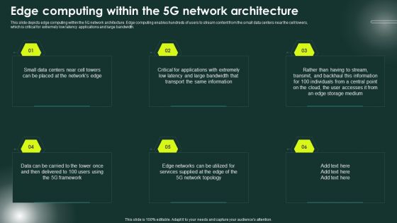 5G Network Applications And Features Edge Computing Within The 5G Network Architecture Microsoft PDF
