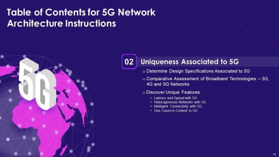 5G Network Architecture Instructions Ppt PowerPoint Presentation Complete Deck With Slides Slide10