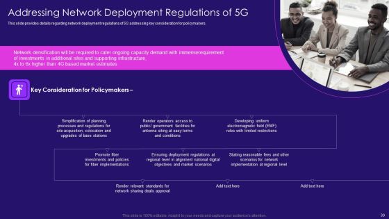 5G Network Architecture Instructions Ppt PowerPoint Presentation Complete Deck With Slides Slide30