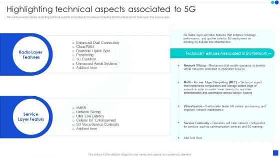 5G Technology Development For Digital Transformation Highlighting Technical Aspects Associated To 5G Guidelines PDF