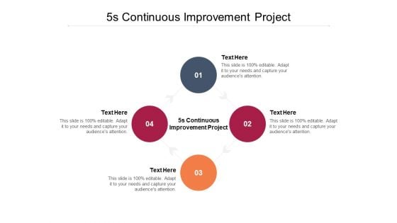 5S Continuous Improvement Project Ppt PowerPoint Presentation Portfolio Graphic Tips Cpb Pdf