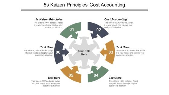 5S Kaizen Principles Cost Accounting Ppt PowerPoint Presentation Show Objects