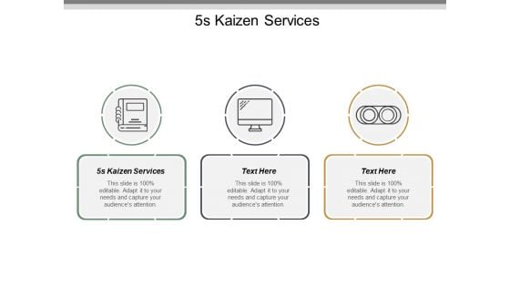 5S Kaizen Services Ppt PowerPoint Presentation File Example Topics Cpb